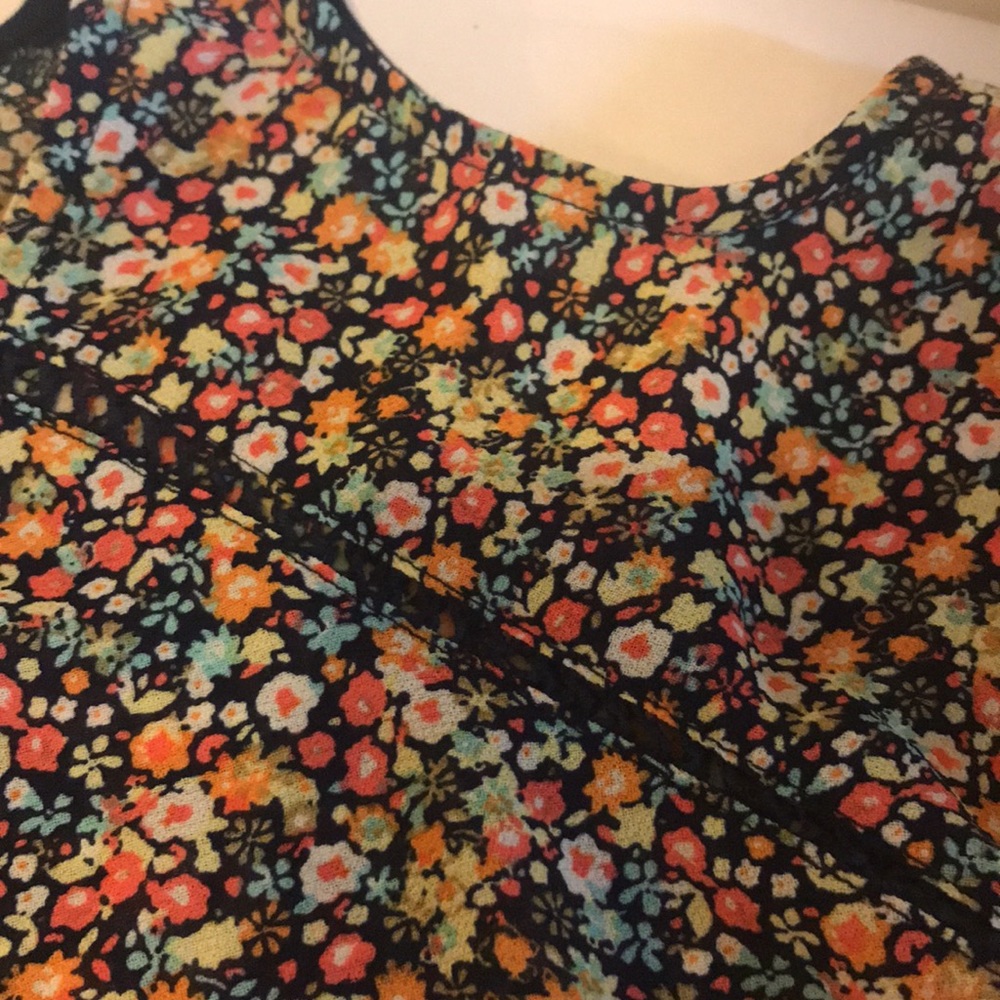 Printed Girls Blouse Size 10 - Picture 4 of 7